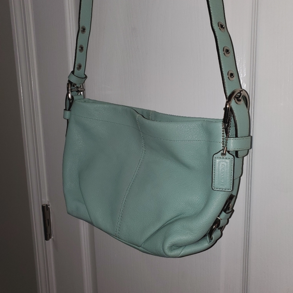 Coach Purse with silver hardware